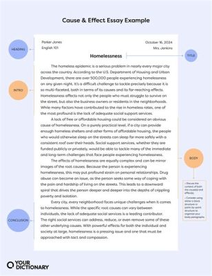 which word helps identify a cause and effect essay? The phrase therefore is often used in such essays to connect causes with their effects.