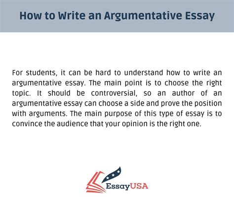 what is the first step to creating an argumentative essay? it's crucial to understand your audience and tailor your argument accordingly.